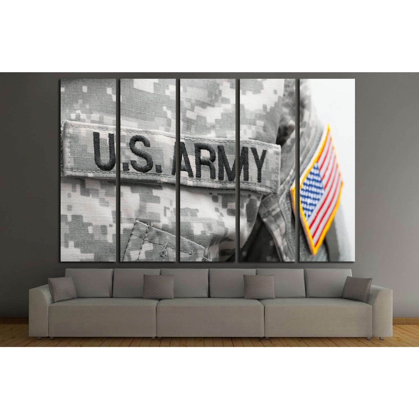 U.S. ARMY №714 Ready to Hang Canvas Print - Zellart Canvas Prints ALL_Products, s-714