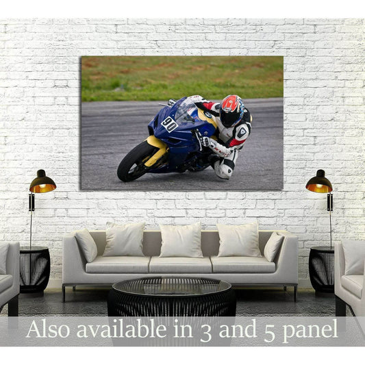 Ukrainian Superstock Championship on Chaika motordrome №2470 Ready to Hang Canvas Print - Zellart Canvas Prints ALL_Products, s-2470