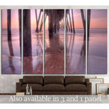 under the pier №1815 Ready to Hang Canvas Print