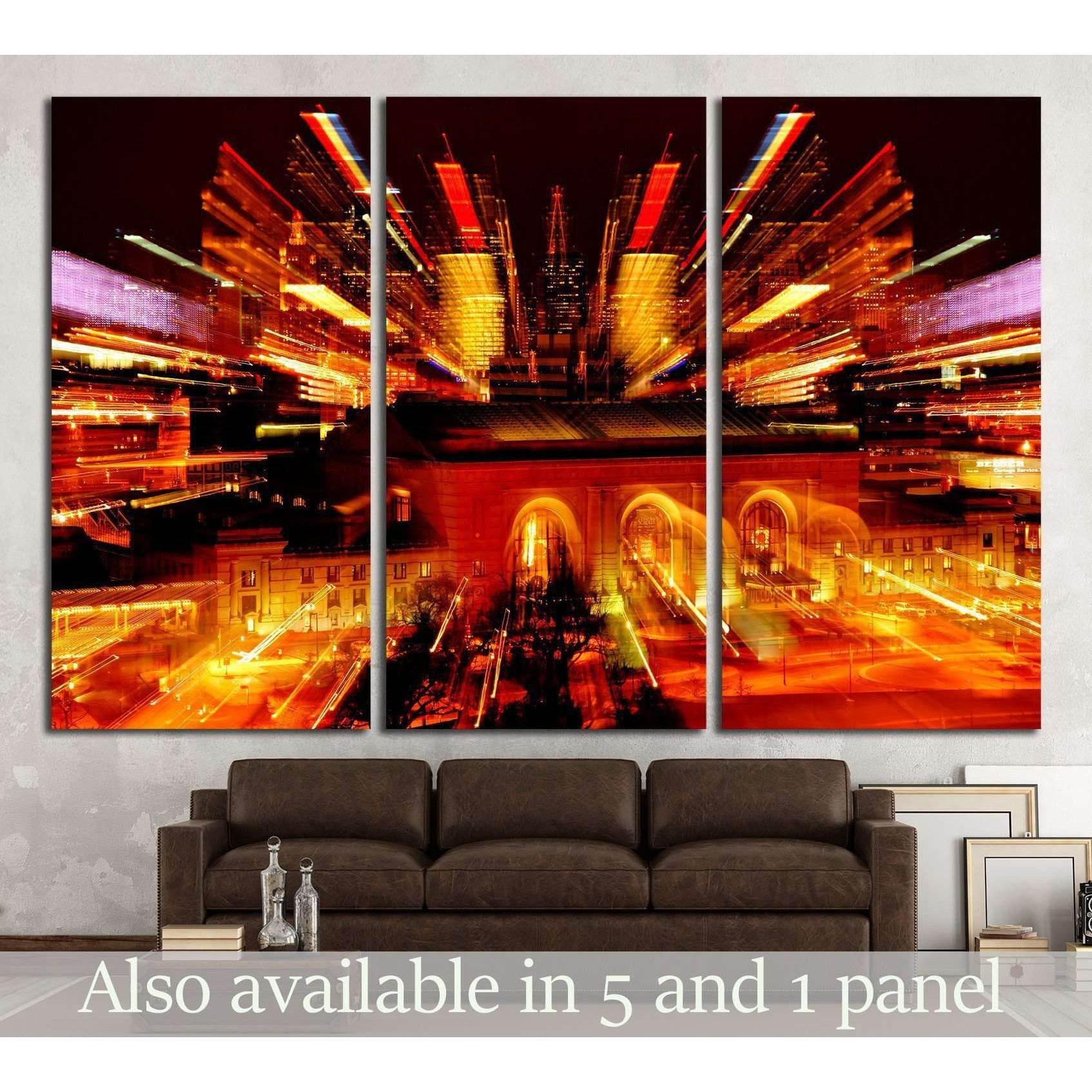 Union Station in Kansas City, Missouri №1591 Ready to Hang Canvas Print - Zellart Canvas Prints ALL_Products, s-1591