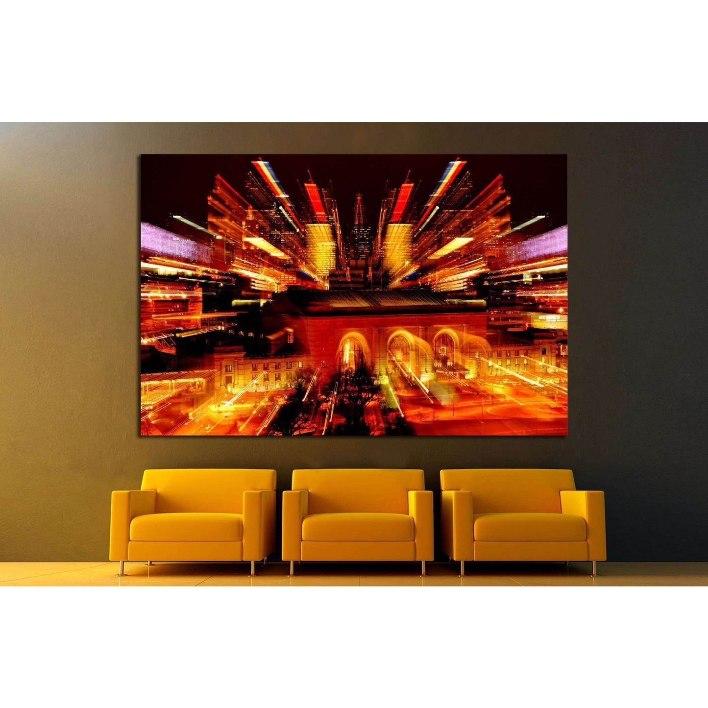 Union Station in Kansas City, Missouri №1591 Ready to Hang Canvas Print - Zellart Canvas Prints ALL_Products, s-1591