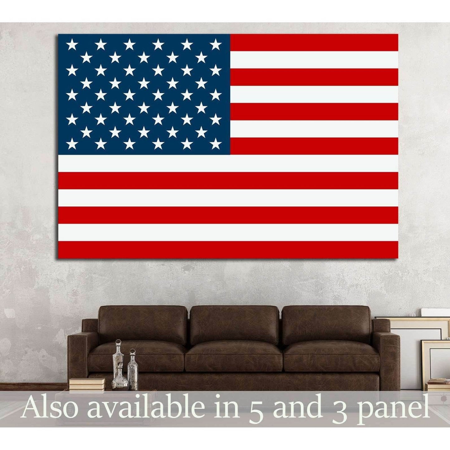 United States flag №693 Ready to Hang Canvas Print - Zellart Canvas Prints ALL_Products, s-693