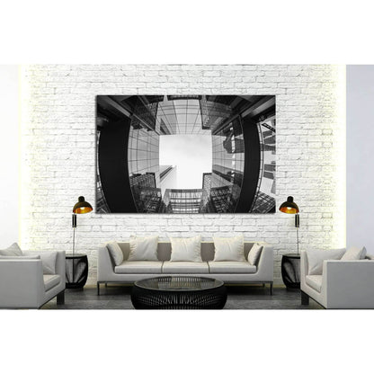 Uptown Charlotte, North Carolina №1043 Ready to Hang Canvas Print - Zellart Canvas Prints ALL_Products, s-1043