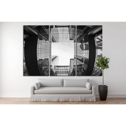 Uptown Charlotte, North Carolina №1043 Ready to Hang Canvas Print - Zellart Canvas Prints ALL_Products, s-1043