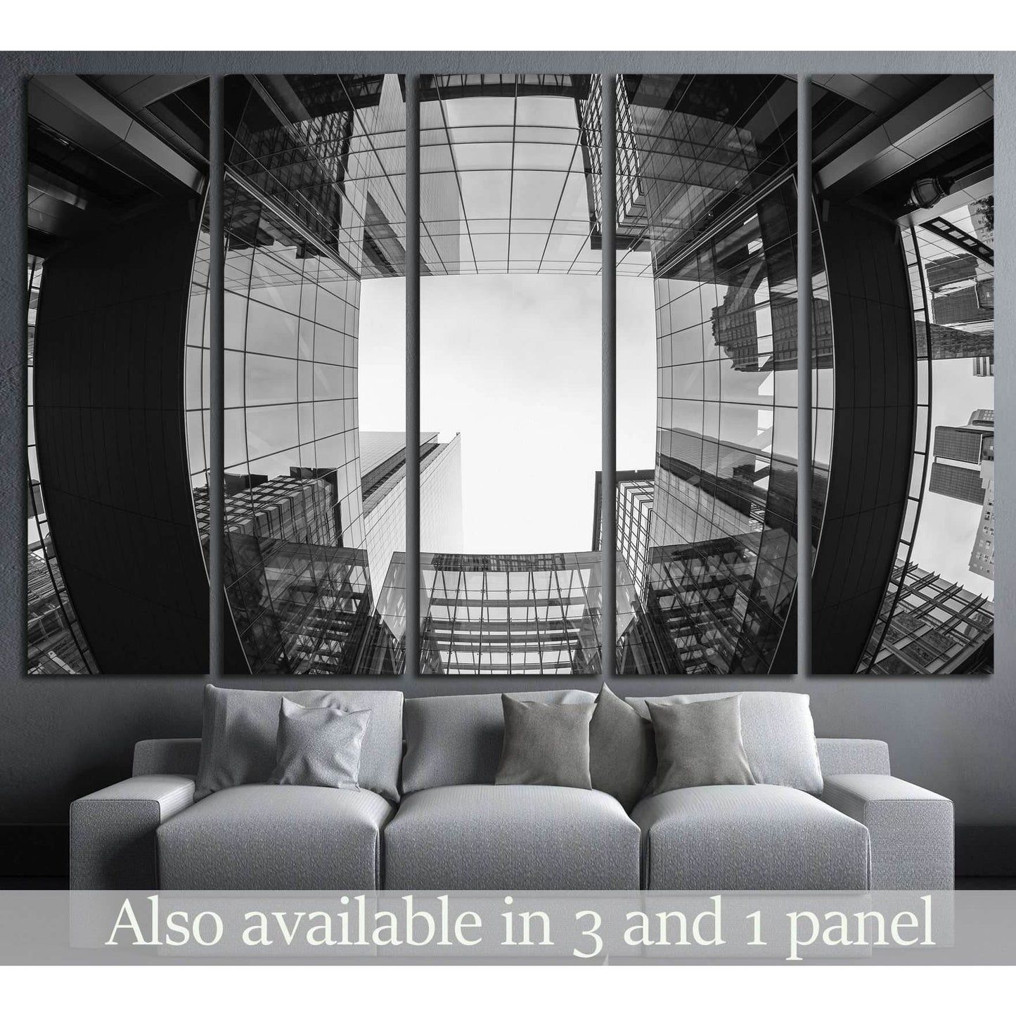 Uptown Charlotte, North Carolina №1043 Ready to Hang Canvas Print - Zellart Canvas Prints ALL_Products, s-1043