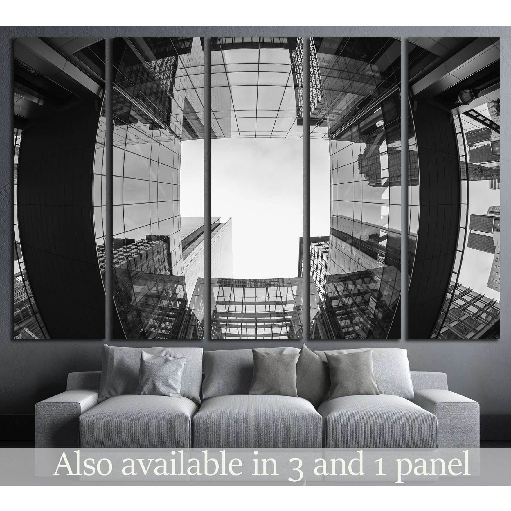 Uptown Charlotte, North Carolina №1043 Ready to Hang Canvas Print - Zellart Canvas Prints ALL_Products, s-1043