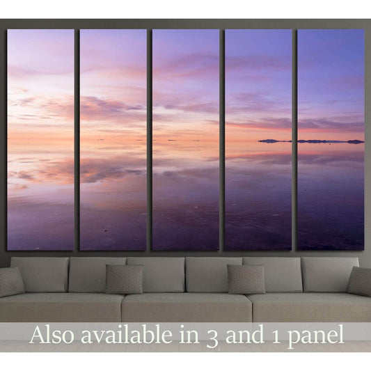 uyuni salt lake №1996 Ready to Hang Canvas Print - Zellart Canvas Prints ALL_Products, s-1996