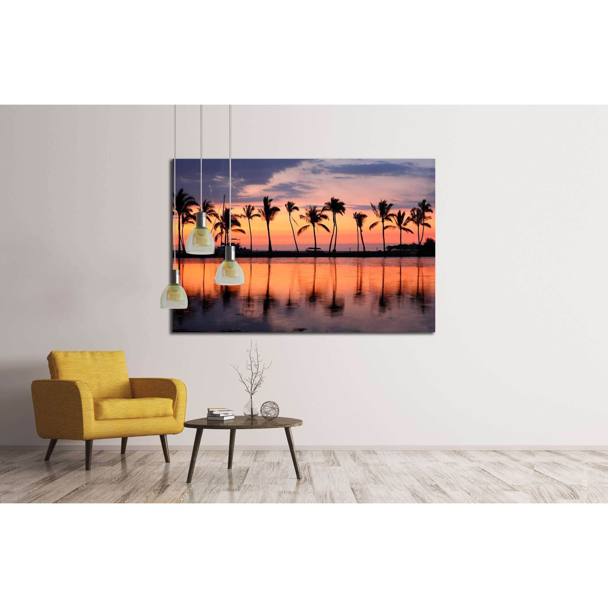 Vacation getaway colorful concept photo from sea ocean water at Big Island, Hawaii, USA №2694 Ready to Hang Canvas Print - Zellart Canvas Prints ALL_Products, s-2694