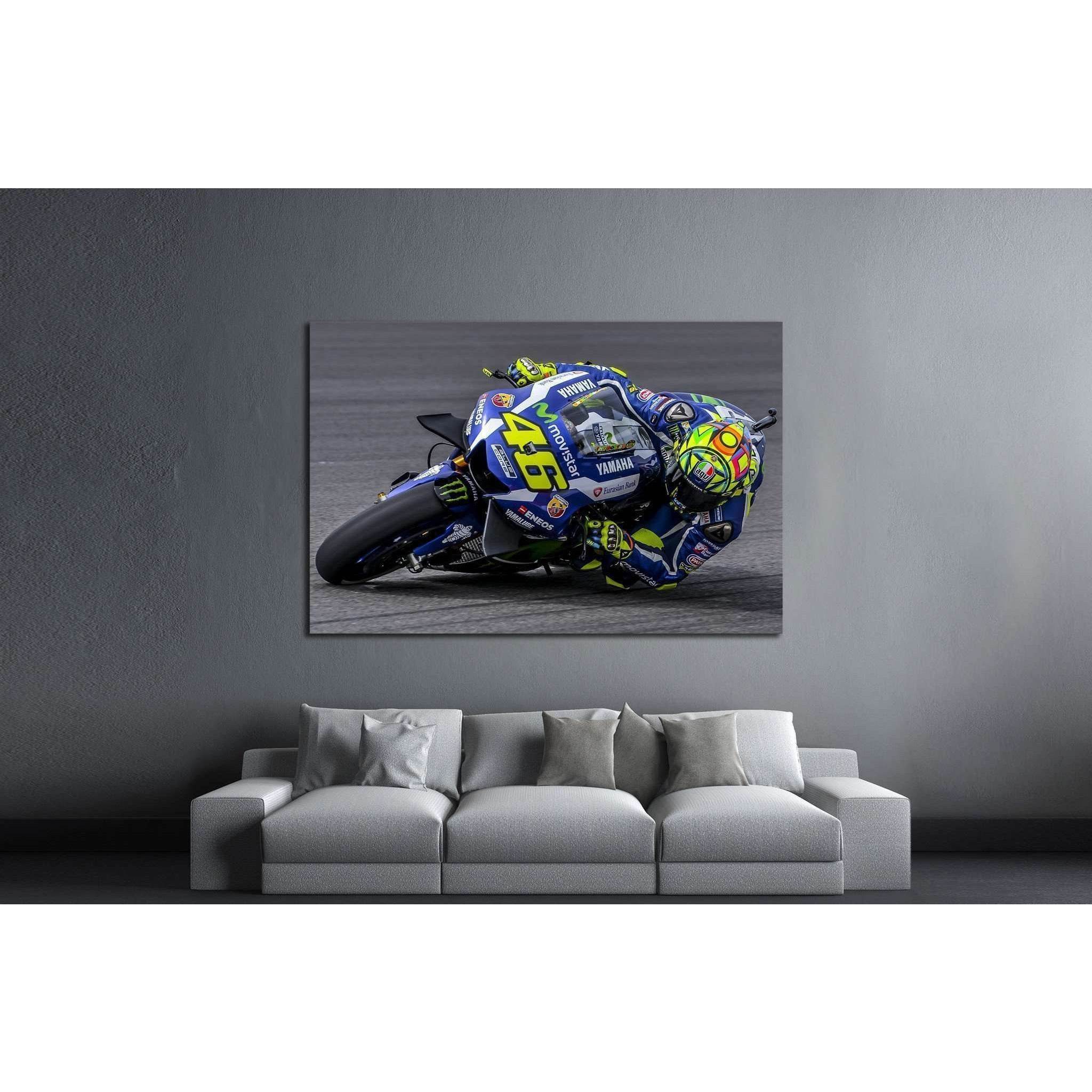 Valentino Rossi during Shell Malaysia Motorcycle Grand Prix (GP) 2016 №1881 Ready to Hang Canvas Print