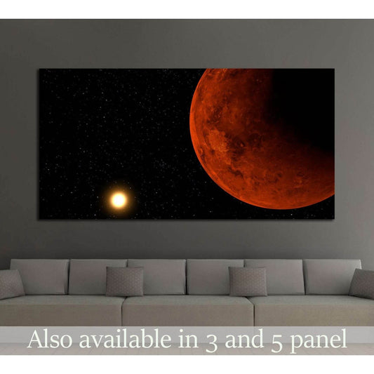 Venus planet №2441 Ready to Hang Canvas Print - Zellart Canvas Prints ALL_Products, s-2441