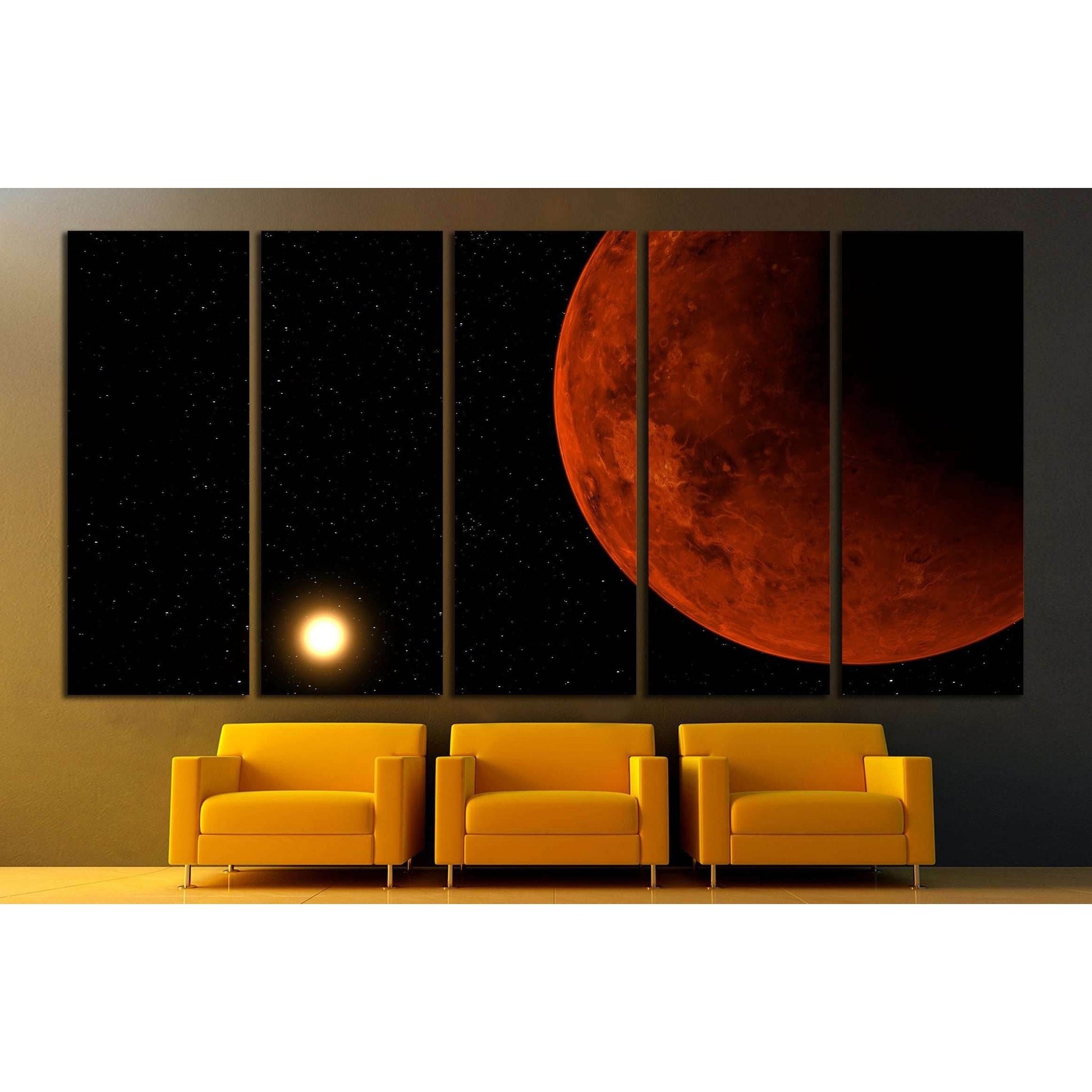 Venus planet №2441 Ready to Hang Canvas PrintCanvas art arrives ready to hang, with hanging accessories included and no additional framing required. Every canvas print is hand-crafted, made on-demand at our workshop and expertly stretched around 100% Nort