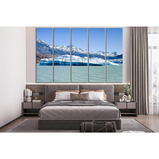 Viedma Glacier And The Lake №SL1330 Ready to Hang Canvas Print - Zellart Canvas Prints 0new, ALL_Products, Glacials
