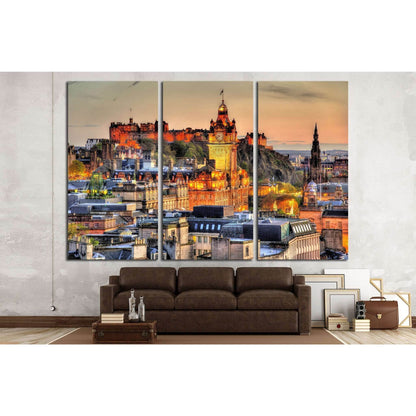 View from Calton Hill towards Edinburgh Castle - Scotland №1794 Ready to Hang Canvas PrintCanvas art arrives ready to hang, with hanging accessories included and no additional framing required. Every canvas print is hand-crafted, made on-demand at our wor