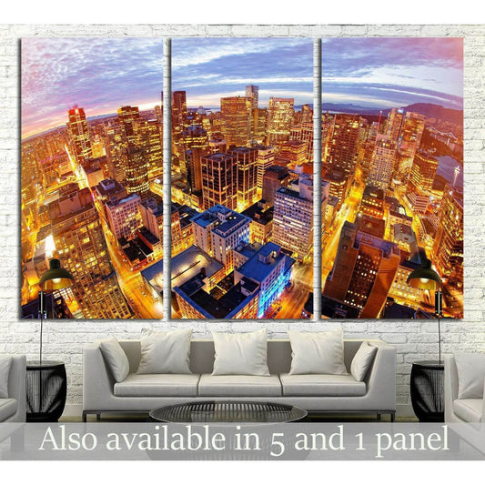 View from city tower in Vancouver №2043 Ready to Hang Canvas PrintCanvas art arrives ready to hang, with hanging accessories included and no additional framing required. Every canvas print is hand-crafted, made on-demand at our workshop and expertly stret