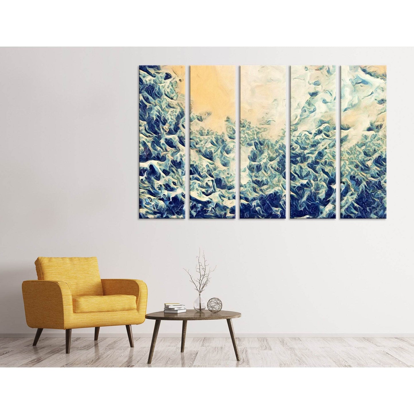 View From The Depths Abstract №04336 Ready to Hang Canvas Print - Zellart Canvas Prints ALL_Products