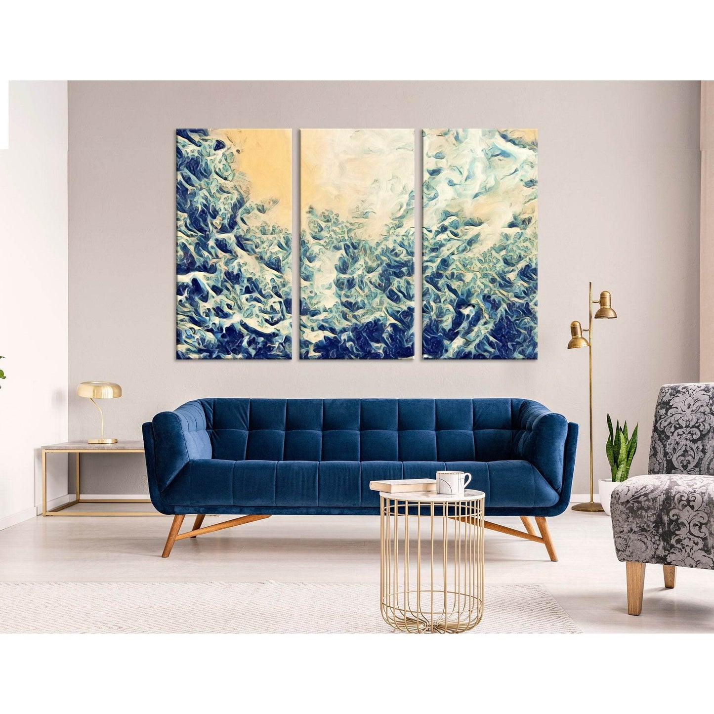 View From The Depths Abstract №04336 Ready to Hang Canvas Print - Zellart Canvas Prints ALL_Products