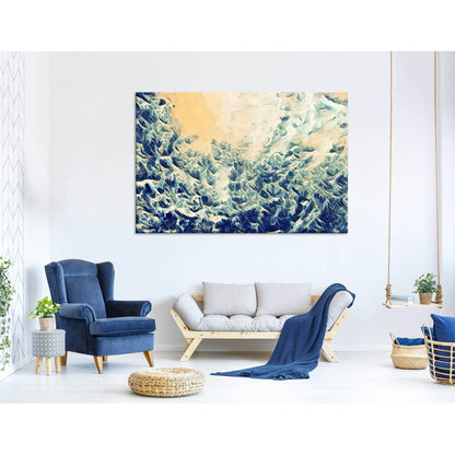 View From The Depths Abstract №04336 Ready to Hang Canvas Print - Zellart Canvas Prints ALL_Products