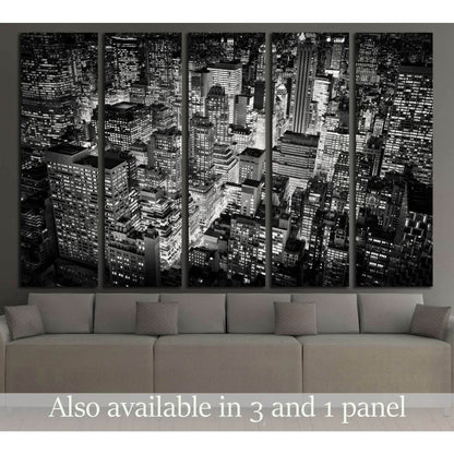 View from the Empire State Building, New York City №2953 Ready to Hang Canvas Print - Zellart Canvas Prints 0_NY_ART, ALL_Products, s-2953