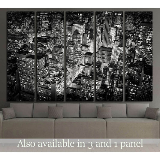 View from the Empire State Building, New York City №2953 Ready to Hang Canvas Print - Zellart Canvas Prints 0_NY_ART, ALL_Products, s-2953