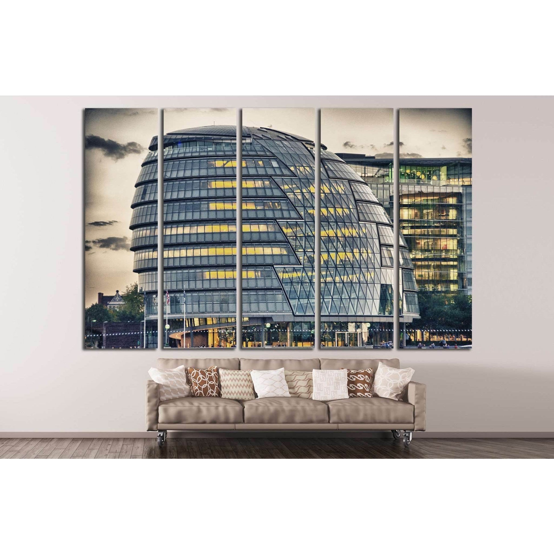 view of London №780 Ready to Hang Canvas Print - Zellart Canvas Prints ALL_Products, s-780