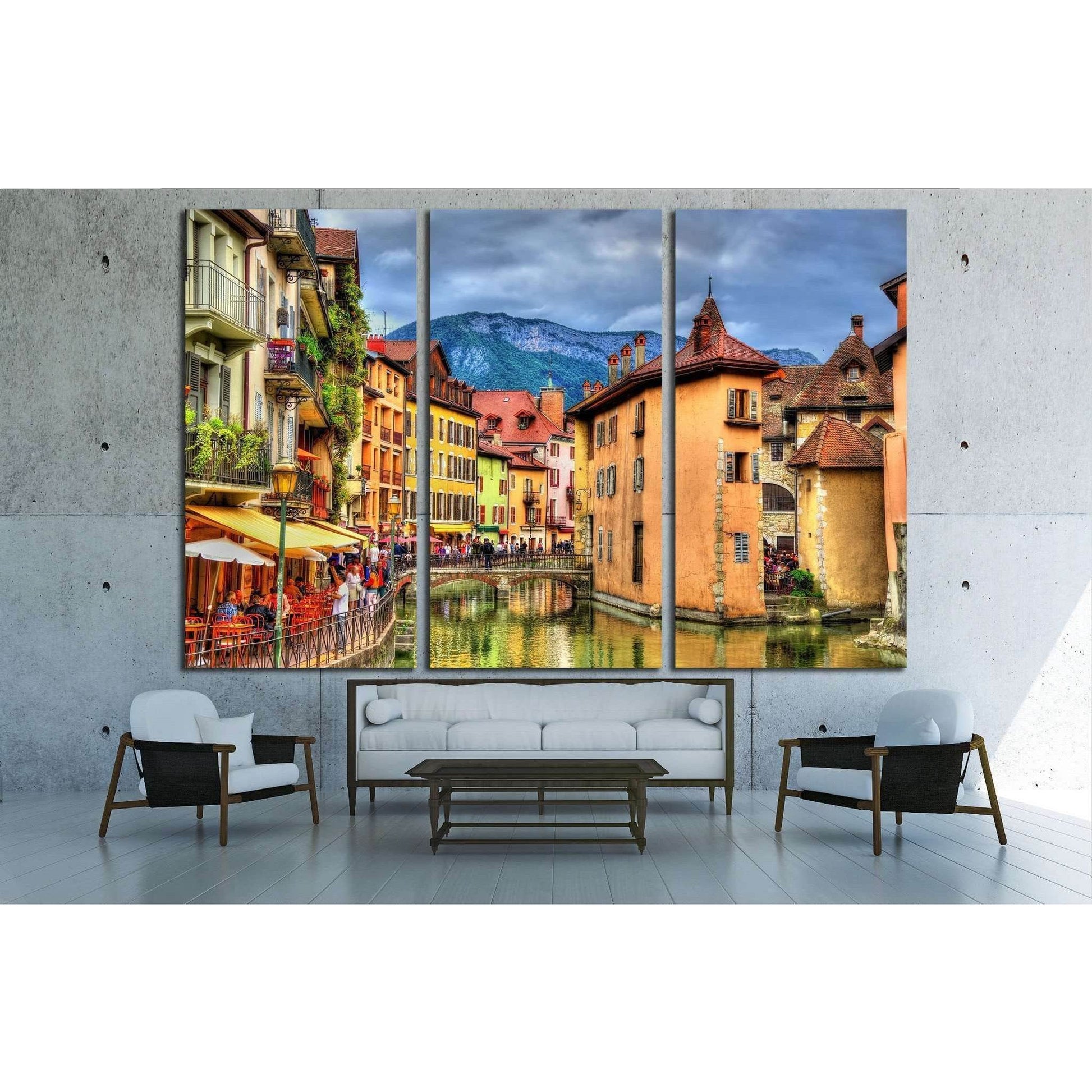 View of the old town of Annecy - France №1708 Ready to Hang Canvas PrintCanvas art arrives ready to hang, with hanging accessories included and no additional framing required. Every canvas print is hand-crafted, made on-demand at our workshop and expertly