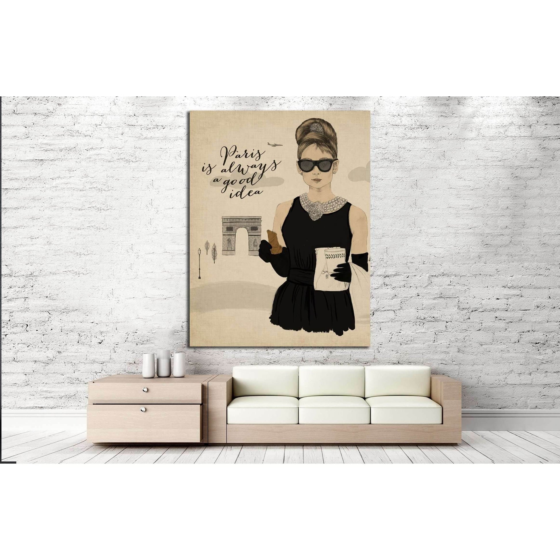 Vintage illustration №4573 Ready to Hang Canvas Print - Zellart Canvas Prints ALL_Products, s-4573