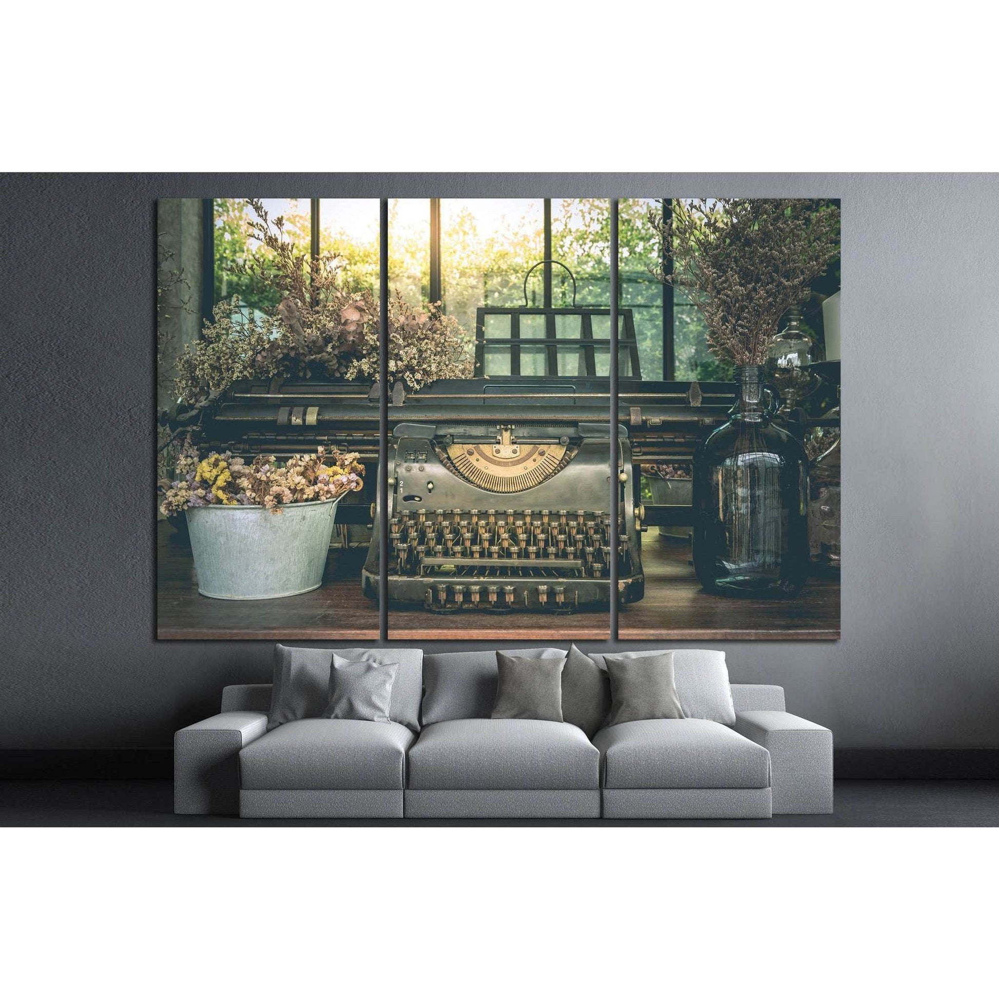 Vintage ornaments №1071 Ready to Hang Canvas Print - Zellart Canvas Prints ALL_Products, s-1071