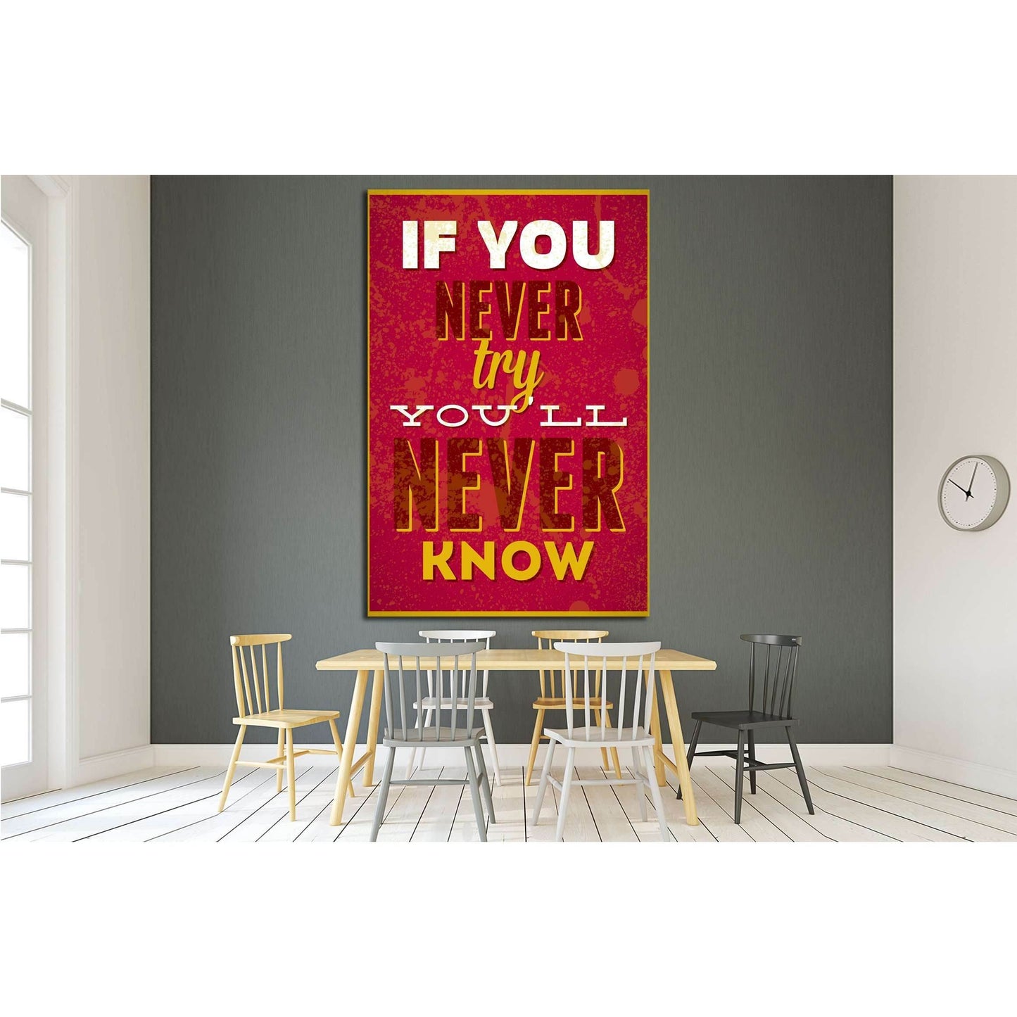 Vintage typography vector illustration with grunge effects №4552 Ready to Hang Canvas PrintCanvas art arrives ready to hang, with hanging accessories included and no additional framing required. Every canvas print is hand-crafted, made on-demand at our wo