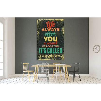 Vintage typography vector illustration with grunge effects №4570 Ready to Hang Canvas PrintCanvas art arrives ready to hang, with hanging accessories included and no additional framing required. Every canvas print is hand-crafted, made on-demand at our wo