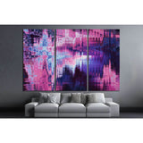 violet blurred abstract background №1424 Ready to Hang Canvas Print