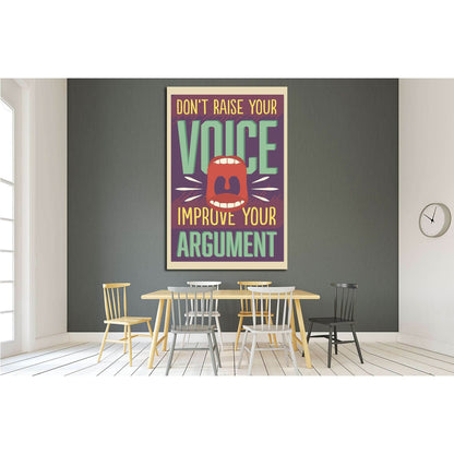voice №4548 Ready to Hang Canvas PrintCanvas art arrives ready to hang, with hanging accessories included and no additional framing required. Every canvas print is hand-crafted, made on-demand at our workshop and expertly stretched around 100% North Ameri