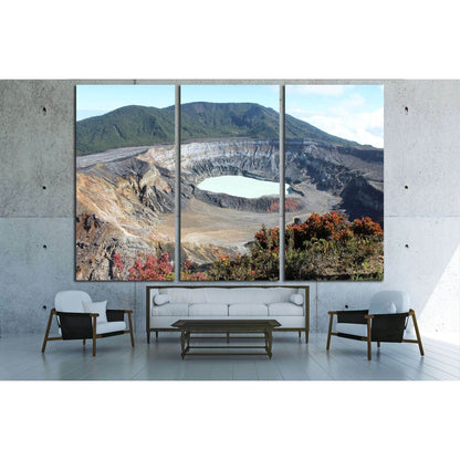 Volcano Crater with Wildflowers №2843 Ready to Hang Canvas PrintCanvas art arrives ready to hang, with hanging accessories included and no additional framing required. Every canvas print is hand-crafted, made on-demand at our workshop and expertly stretch