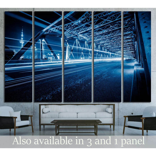 Waibaidu Bridge in Shanghai,China №3218 Ready to Hang Canvas Print - Zellart Canvas Prints ALL_Products, s-3218