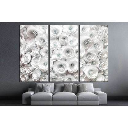 wall with paper flowers №1353 Ready to Hang Canvas PrintCanvas art arrives ready to hang, with hanging accessories included and no additional framing required. Every canvas print is hand-crafted, made on-demand at our workshop and expertly stretched aroun