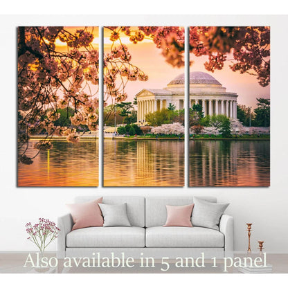 Washington, DC at the Jefferson Memorial during spring №2092 Ready to Hang Canvas PrintCanvas art arrives ready to hang, with hanging accessories included and no additional framing required. Every canvas print is hand-crafted, made on-demand at our worksh