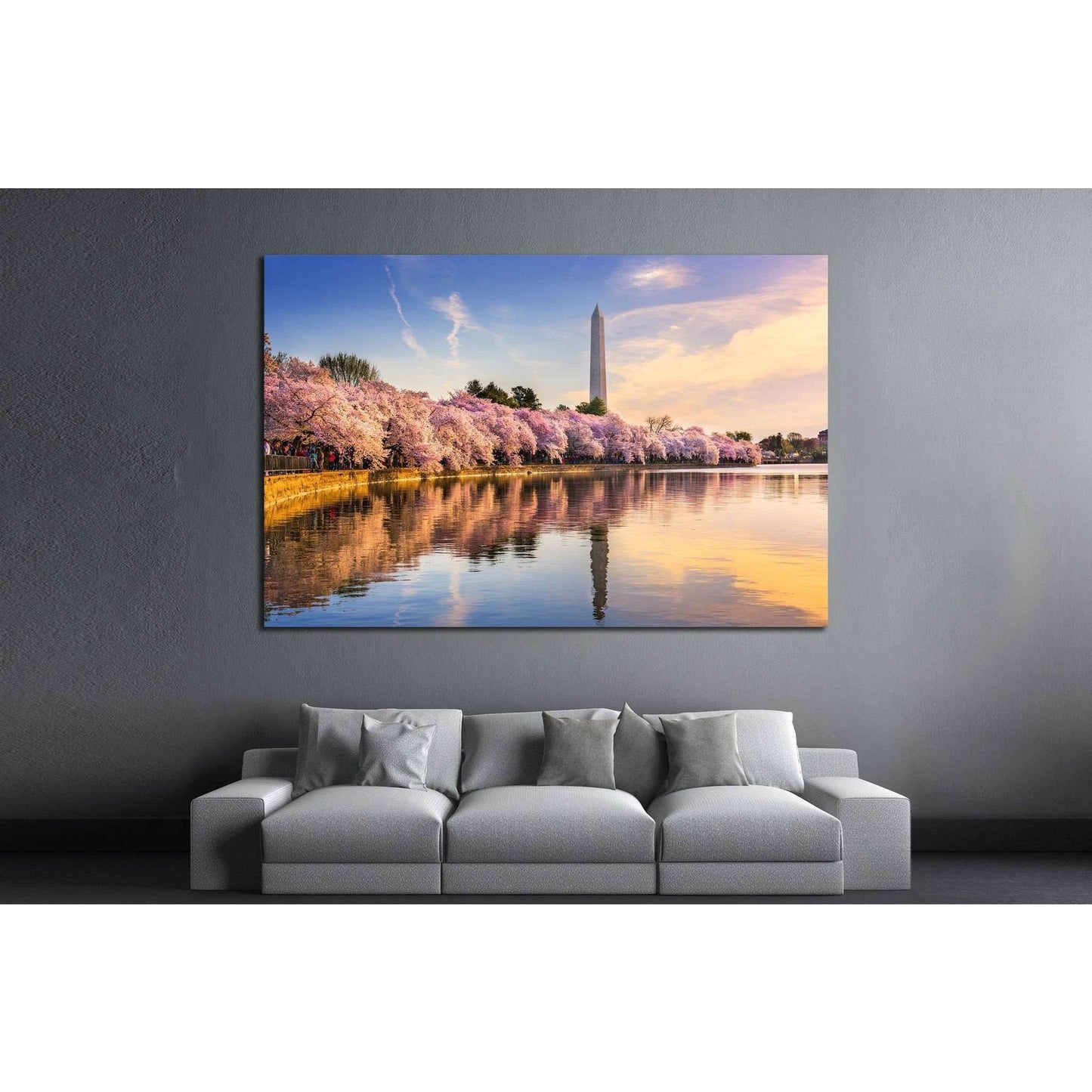 Washington DC, USA №1004 Ready to Hang Canvas Print - Zellart Canvas Prints ALL_Products, s-1004