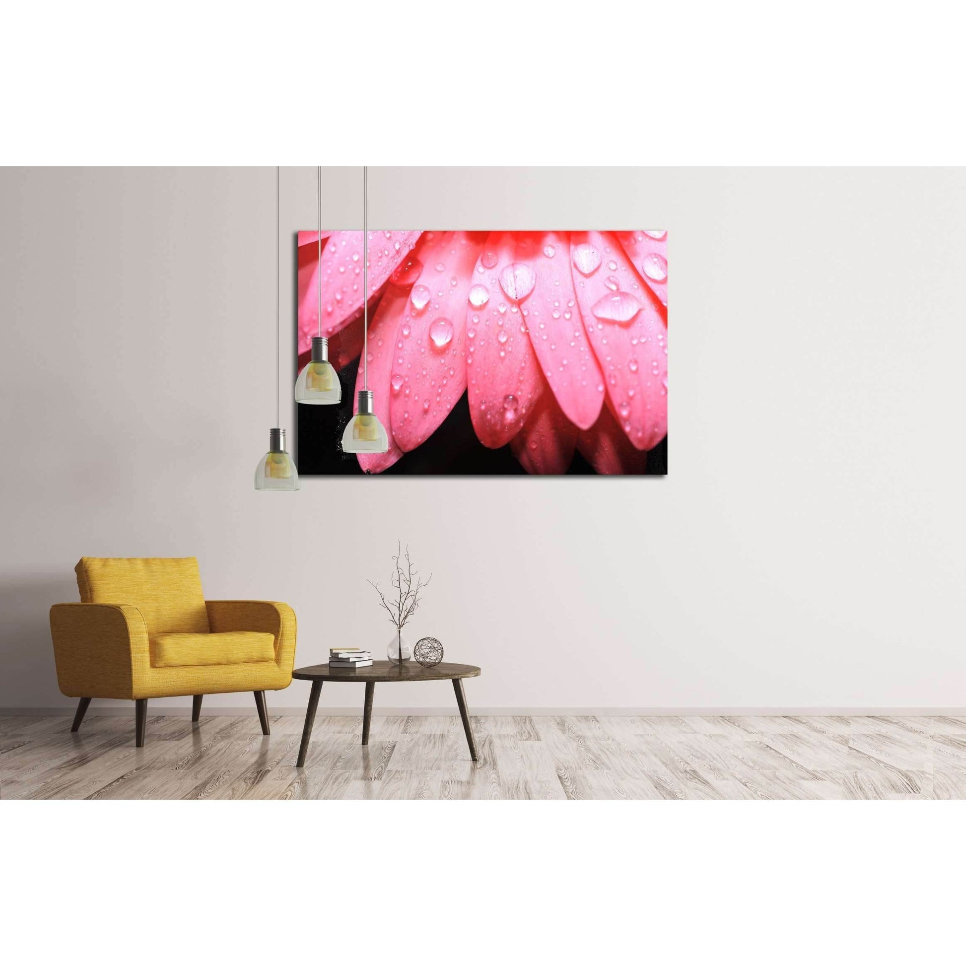Water drop on flower petal №3026 Ready to Hang Canvas PrintCanvas art arrives ready to hang, with hanging accessories included and no additional framing required. Every canvas print is hand-crafted, made on-demand at our workshop and expertly stretched ar