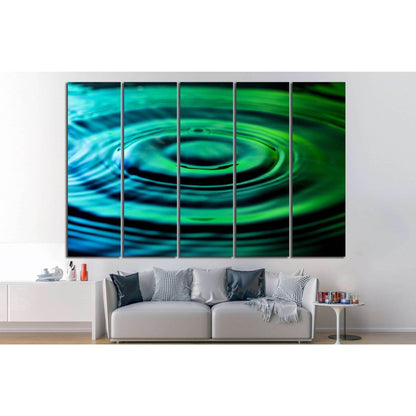 Water ripples №1080 Ready to Hang Canvas Print - Zellart Canvas Prints ALL_Products, s-1080
