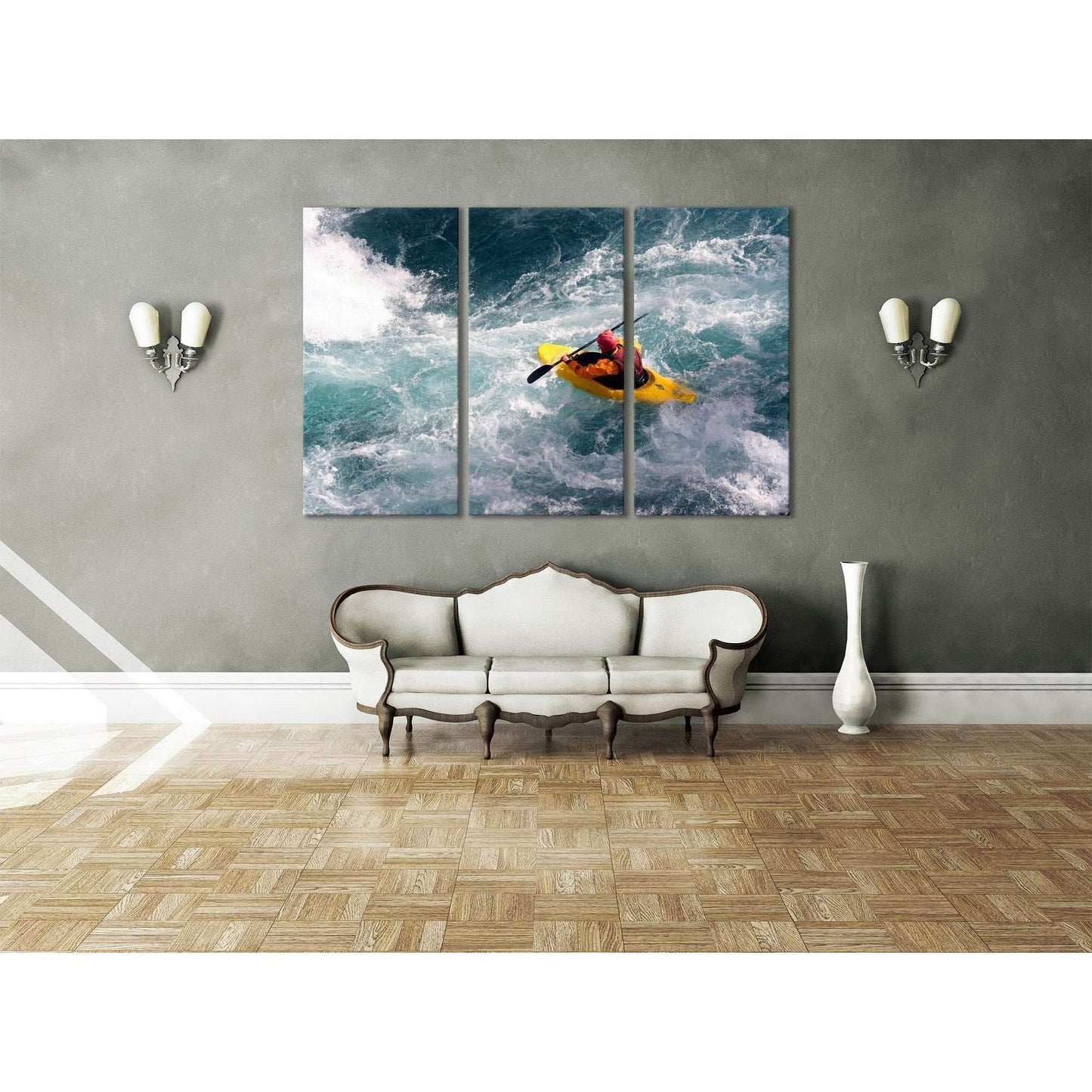 Water Sports №658 Ready to Hang Canvas Print - Zellart Canvas Prints ALL_Products, autopostr_pinterest_65155, autopostr_pinterest_65157, autopostr_pinterest_65158, autopostr_pinterest_65160