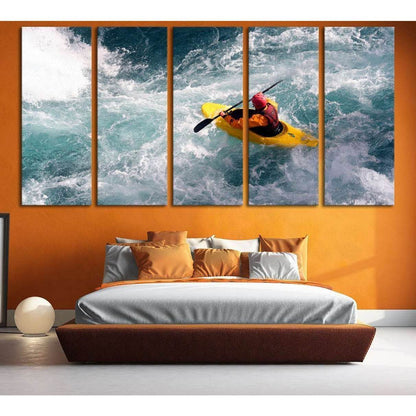 Water Sports №658 Ready to Hang Canvas Print - Zellart Canvas Prints ALL_Products, autopostr_pinterest_65155, autopostr_pinterest_65157, autopostr_pinterest_65158, autopostr_pinterest_65160