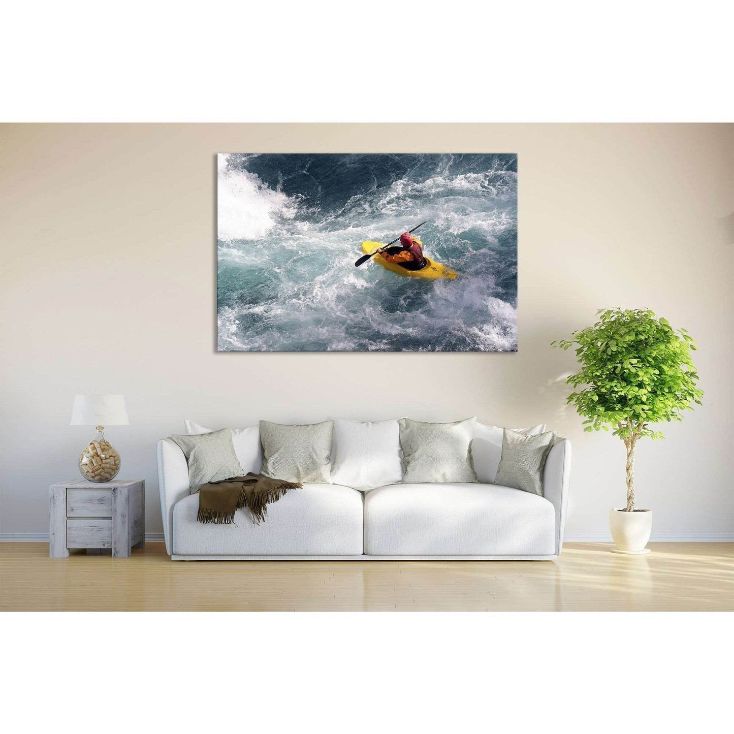 Water Sports №658 Ready to Hang Canvas Print - Zellart Canvas Prints ALL_Products, autopostr_pinterest_65155, autopostr_pinterest_65157, autopostr_pinterest_65158, autopostr_pinterest_65160