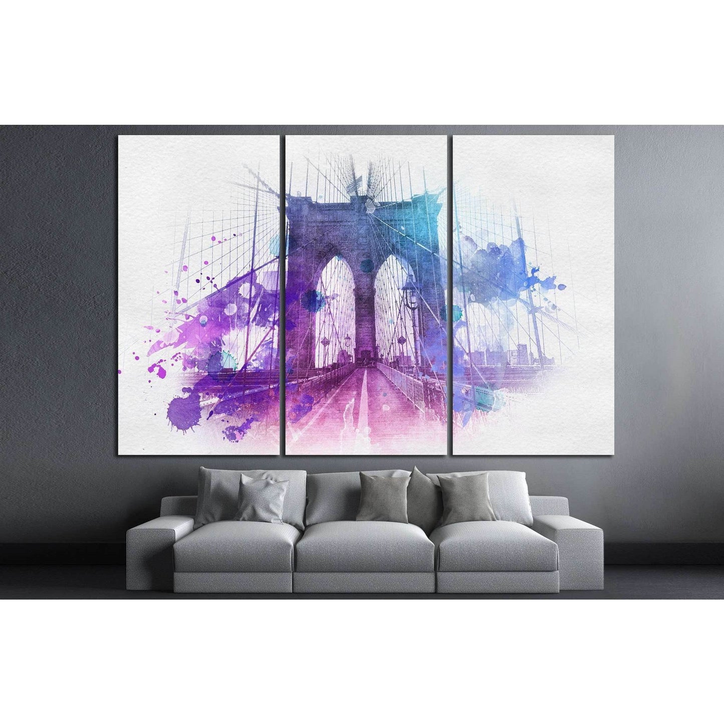 Watercolor Brooklyn Bridge Ready to Hang Canvas PrintDecorate your walls with a stunning Watercolor Brooklyn Bridge Canvas Art Print from the world's largest art gallery. Choose from thousands of Brooklyn Bridge artworks with various sizing options. Choos