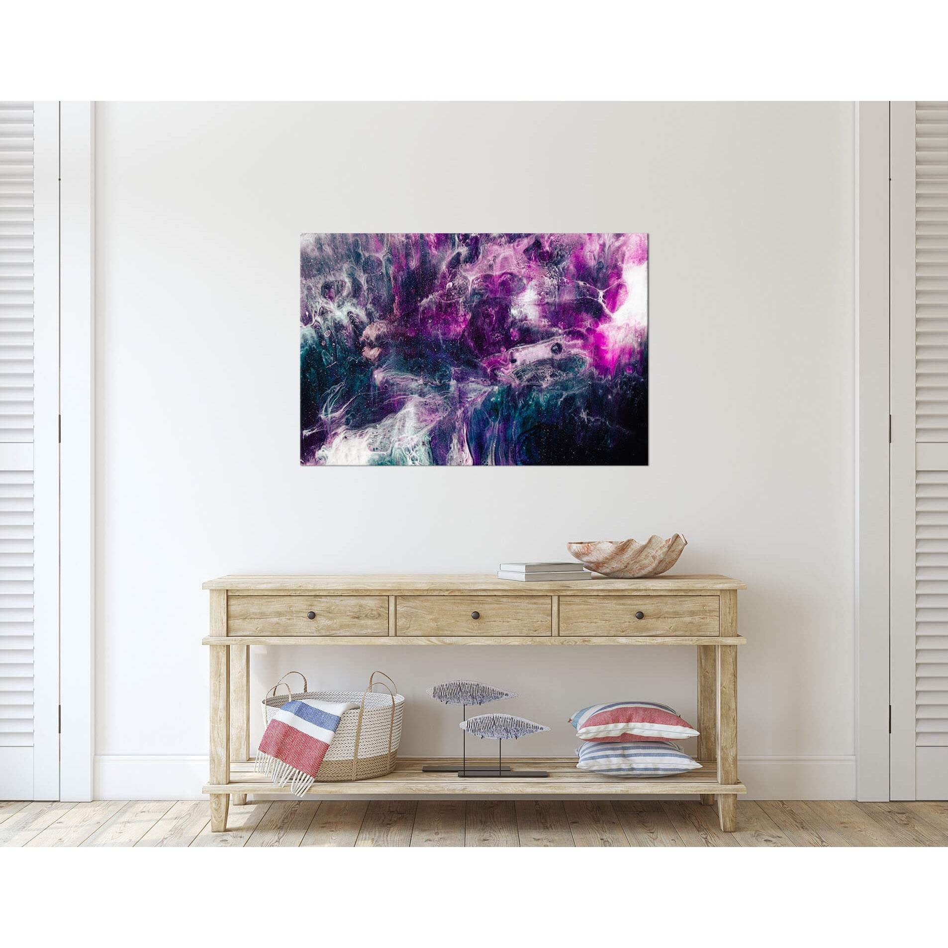 Watercolor marble №D1078 Ready to Hang Canvas Print - Zellart Canvas Prints 0new, ALL_Products, Contemporary Wall Art