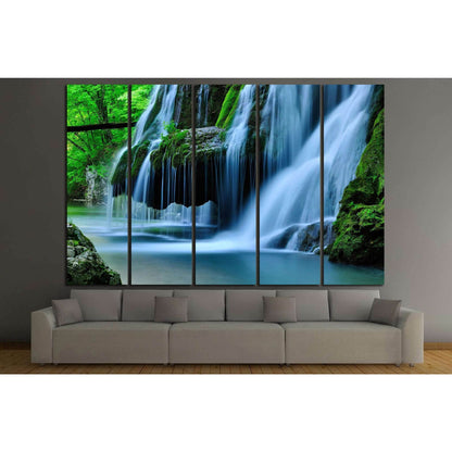 Waterfall Bigar, Romania №644 Ready to Hang Canvas Print - Zellart Canvas Prints ALL_Products, s-644, Waterfall