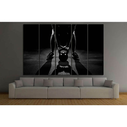 Weightlifting №204 Ready to Hang Canvas Print - Zellart Canvas Prints ALL_Products, wd-204
