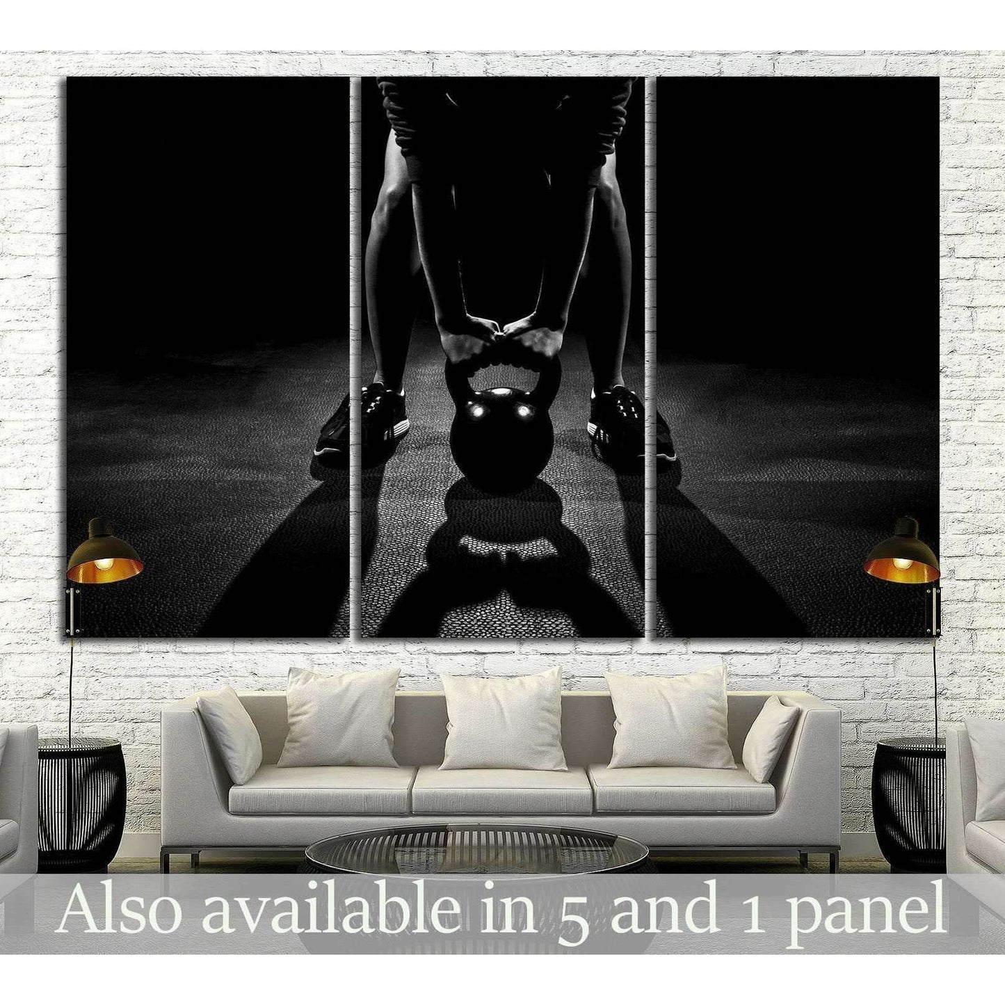 Weightlifting №204 Ready to Hang Canvas Print - Zellart Canvas Prints ALL_Products, wd-204