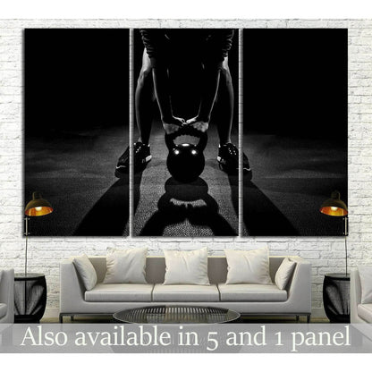 Weightlifting №204 Ready to Hang Canvas Print - Zellart Canvas Prints ALL_Products, wd-204