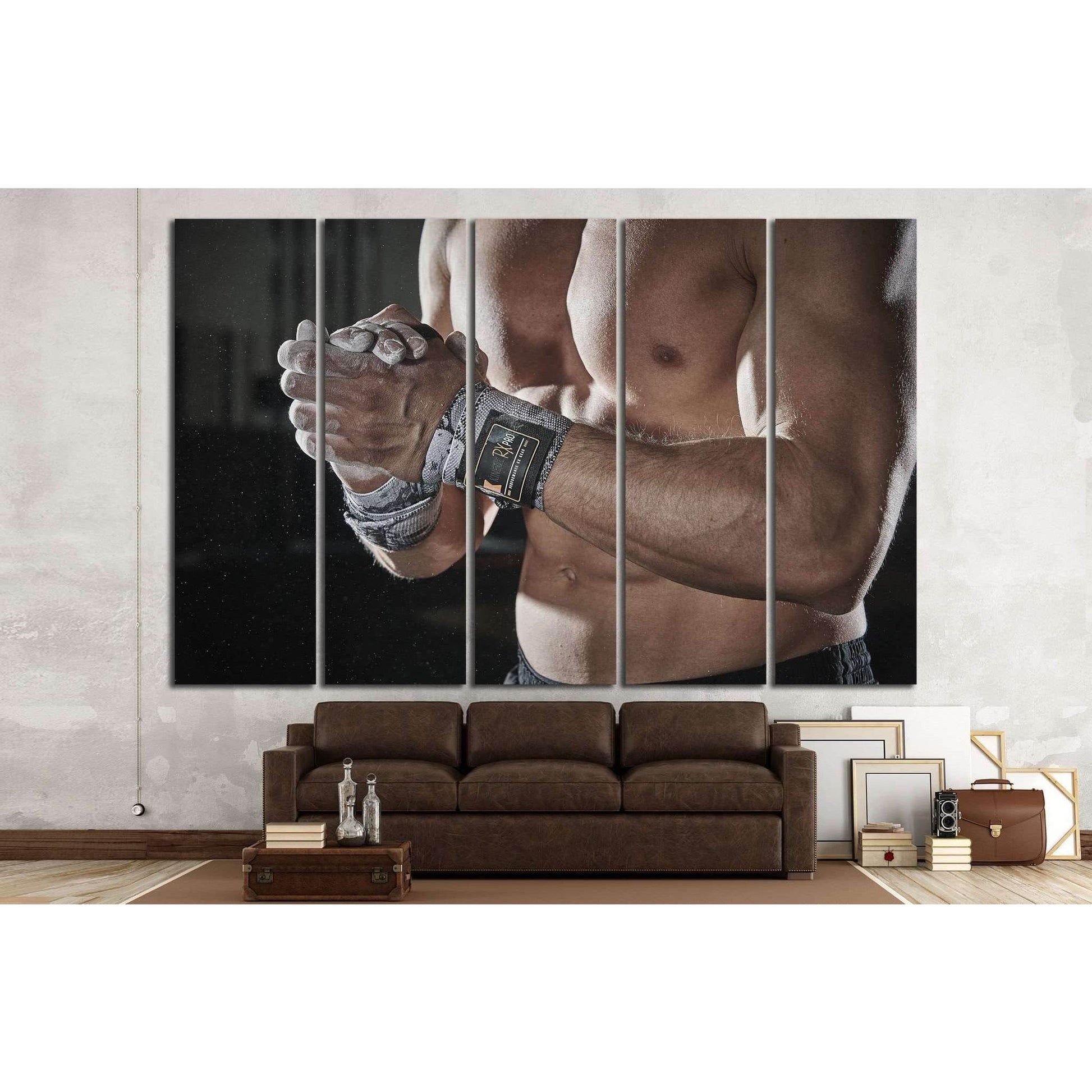 Weightlifting, Crossfit №1464 Ready to Hang Canvas Print - Zellart Canvas Prints ALL_Products, s-1464