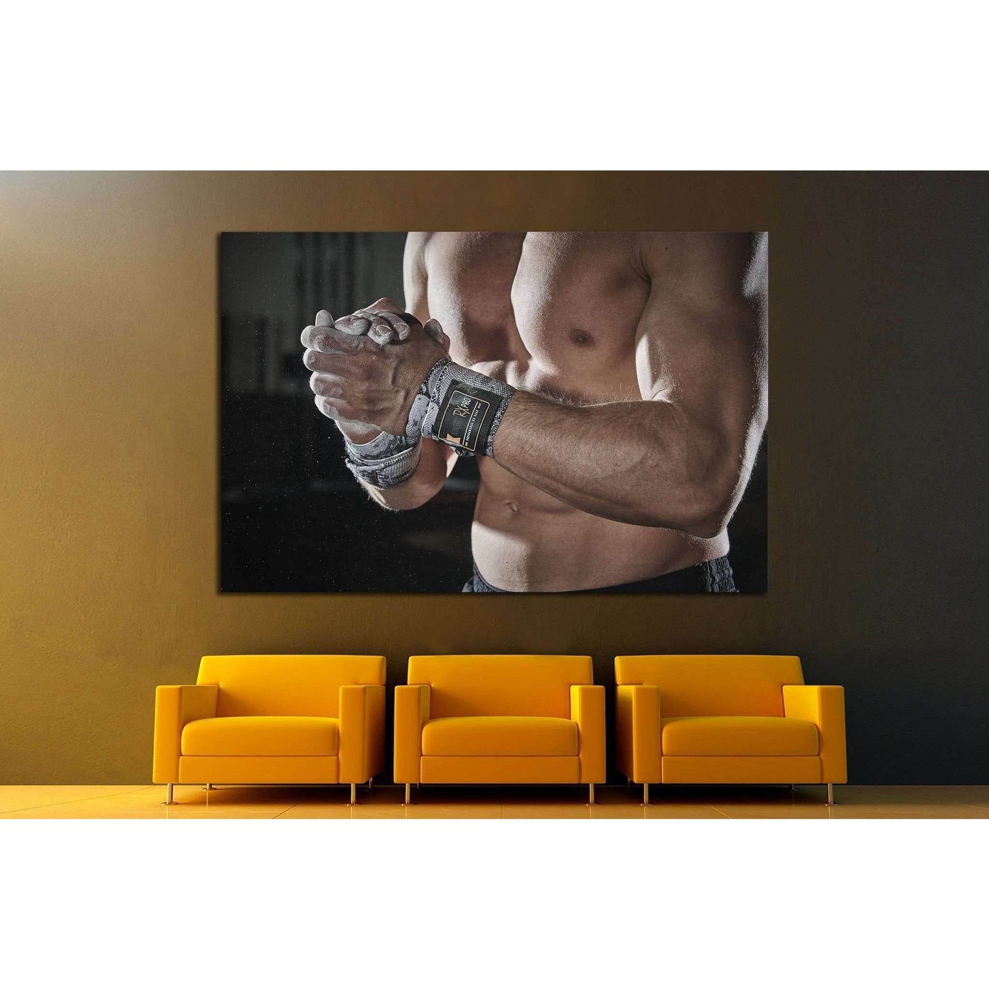 Weightlifting, Crossfit №1464 Ready to Hang Canvas Print - Zellart Canvas Prints ALL_Products, s-1464