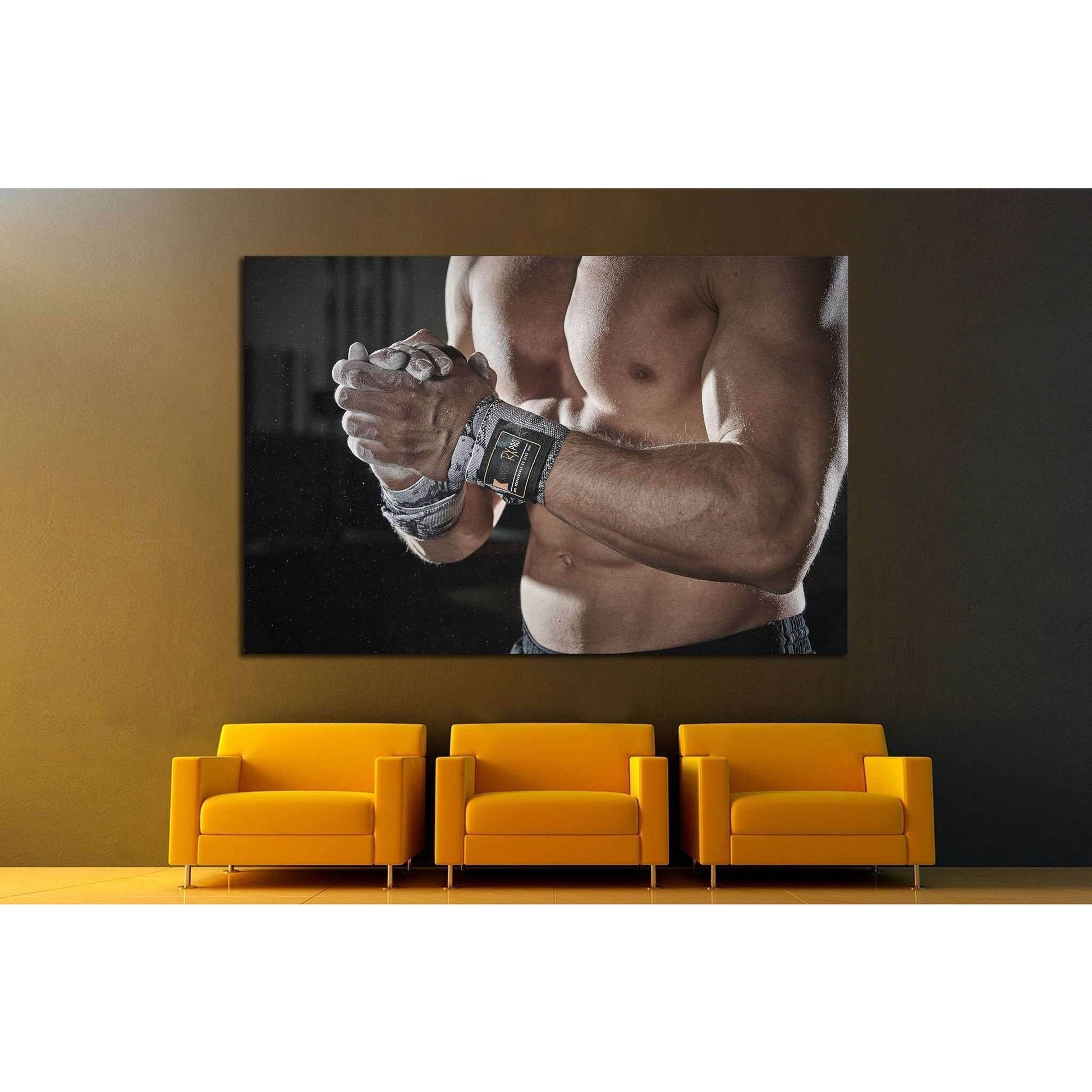 Weightlifting, Crossfit №1464 Ready to Hang Canvas PrintCanvas art arrives ready to hang, with hanging accessories included and no additional framing required. Every canvas print is hand-crafted, made on-demand at our workshop and expertly stretched aroun
